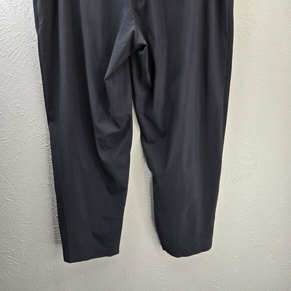 Athleta Brooklyn Ankle Pant Size 20 Black Pull On Athletic Workout Straight Leg - Picture 11 of 13